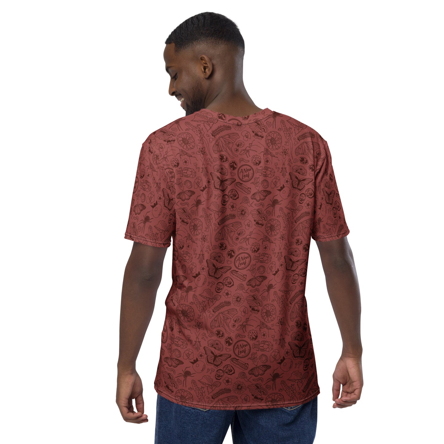 Men's Nature Print Short Sleeve Tee // Terra Cotta