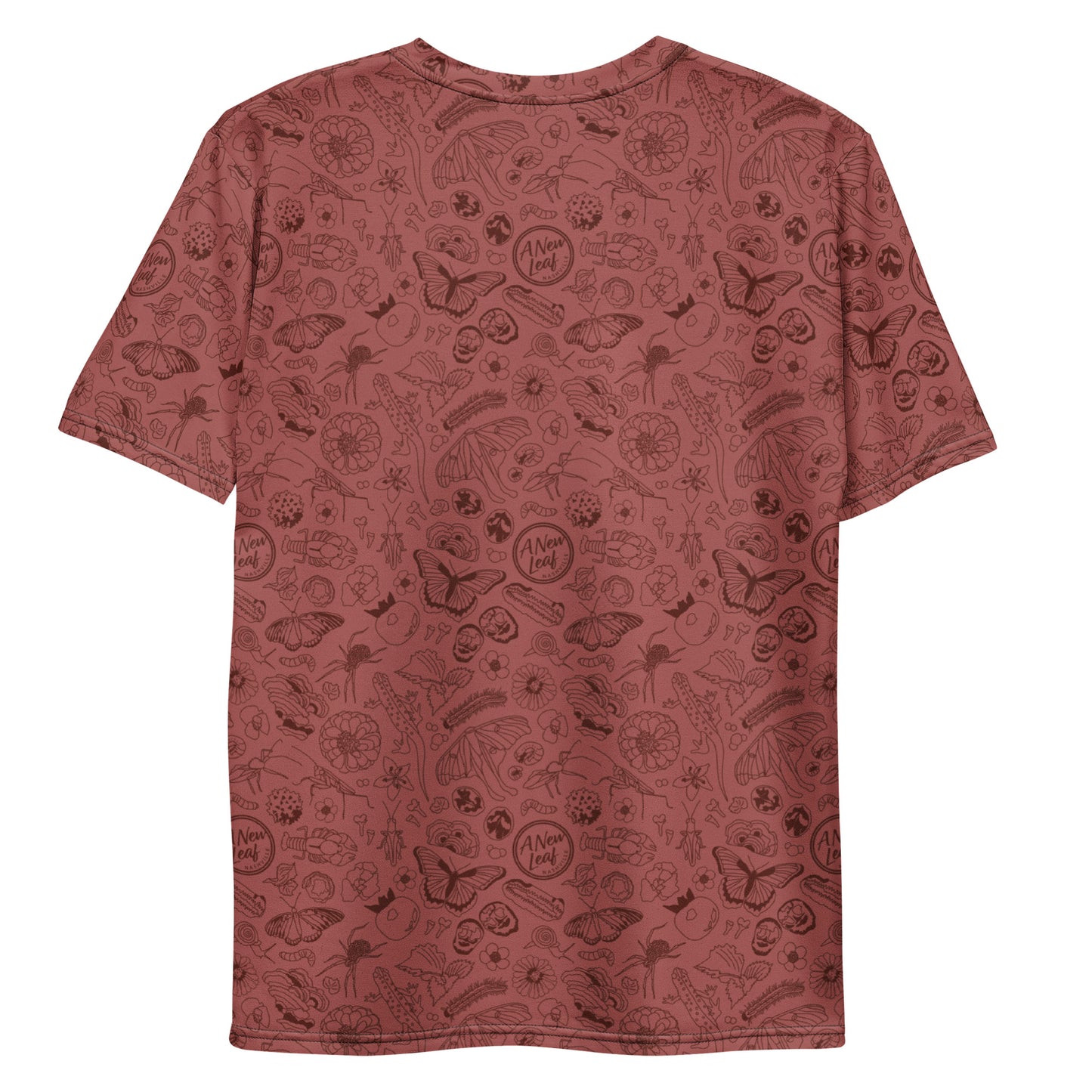 Men's Nature Print Short Sleeve Tee // Terra Cotta