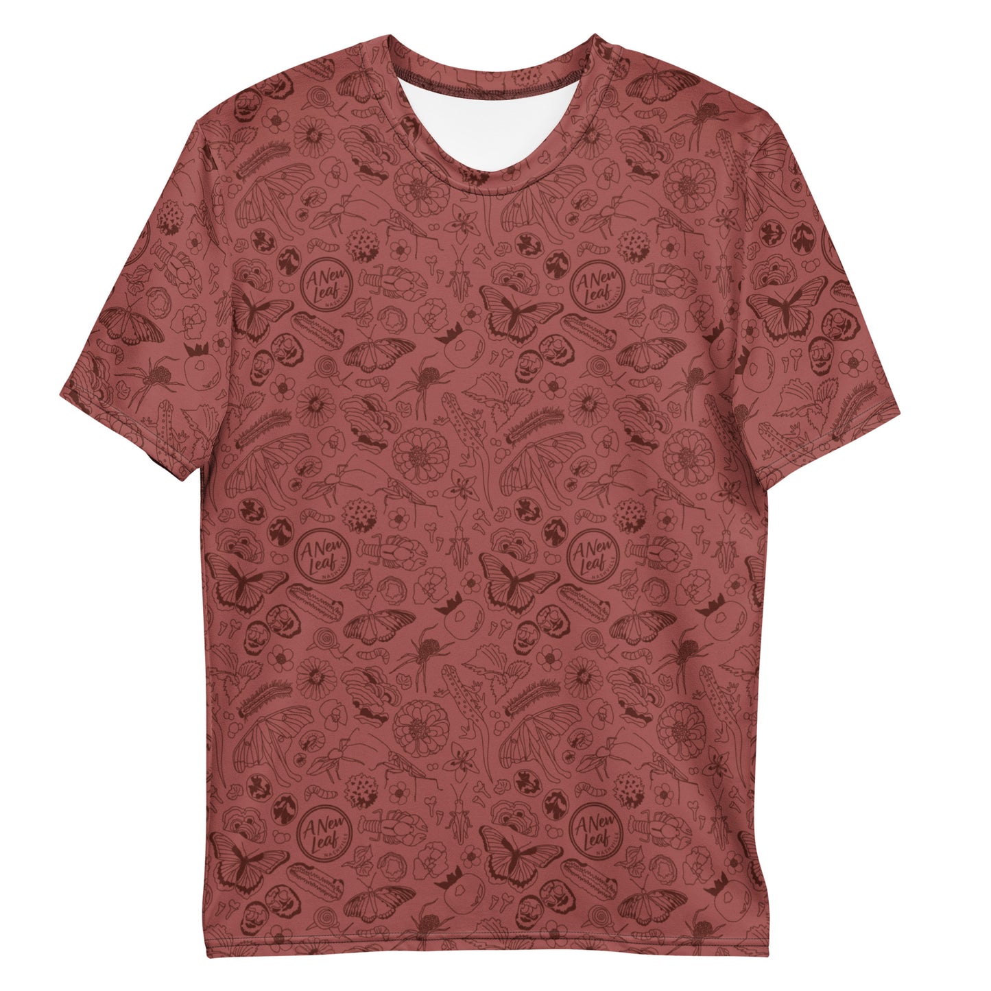 Men's Nature Print Short Sleeve Tee // Terra Cotta