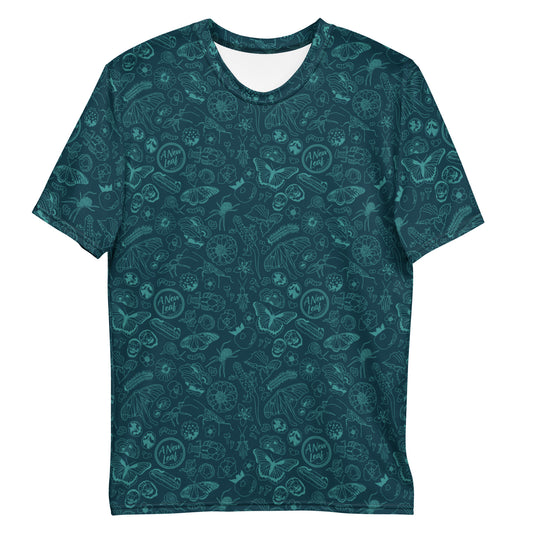 Men's Nature Print Short Sleeve Tee // Deep Teal