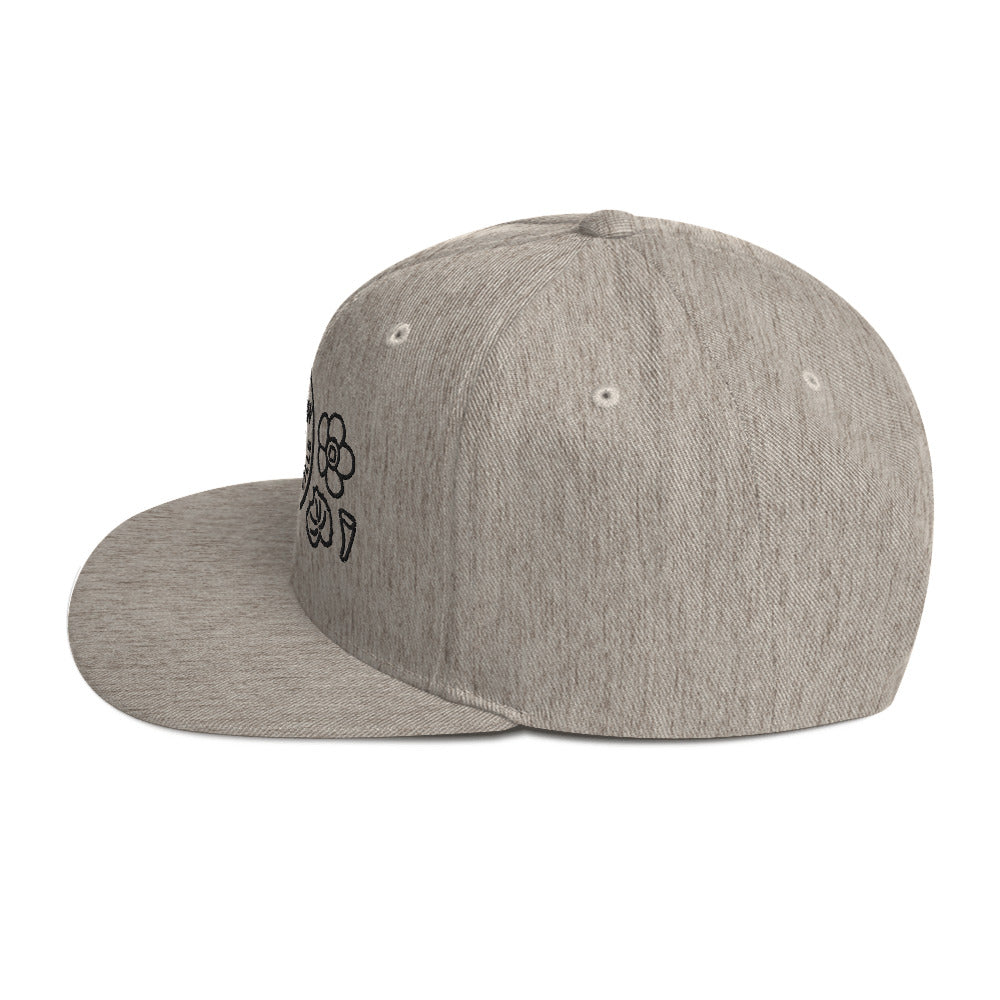 Adult Snapback Hat // Heather Gray