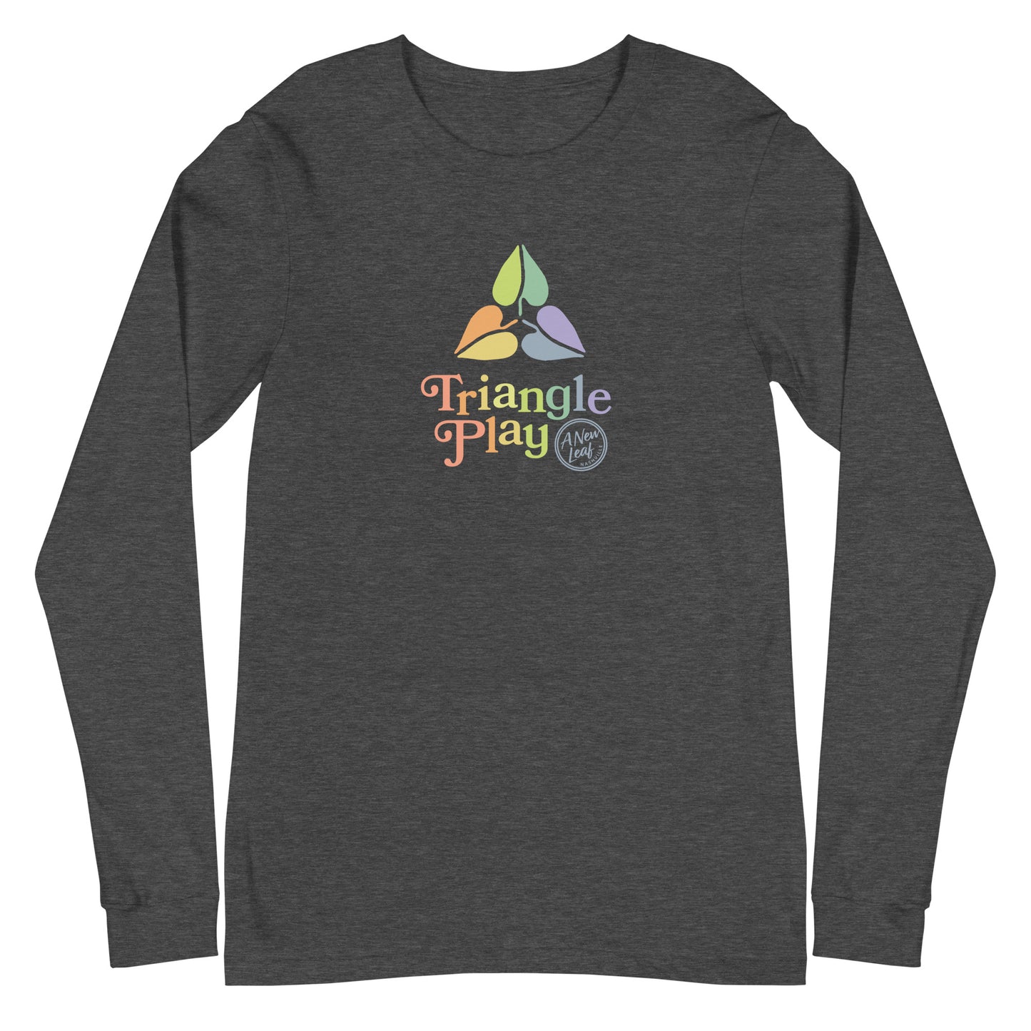 Adult Triangle Play Unisex Long Sleeve Tee