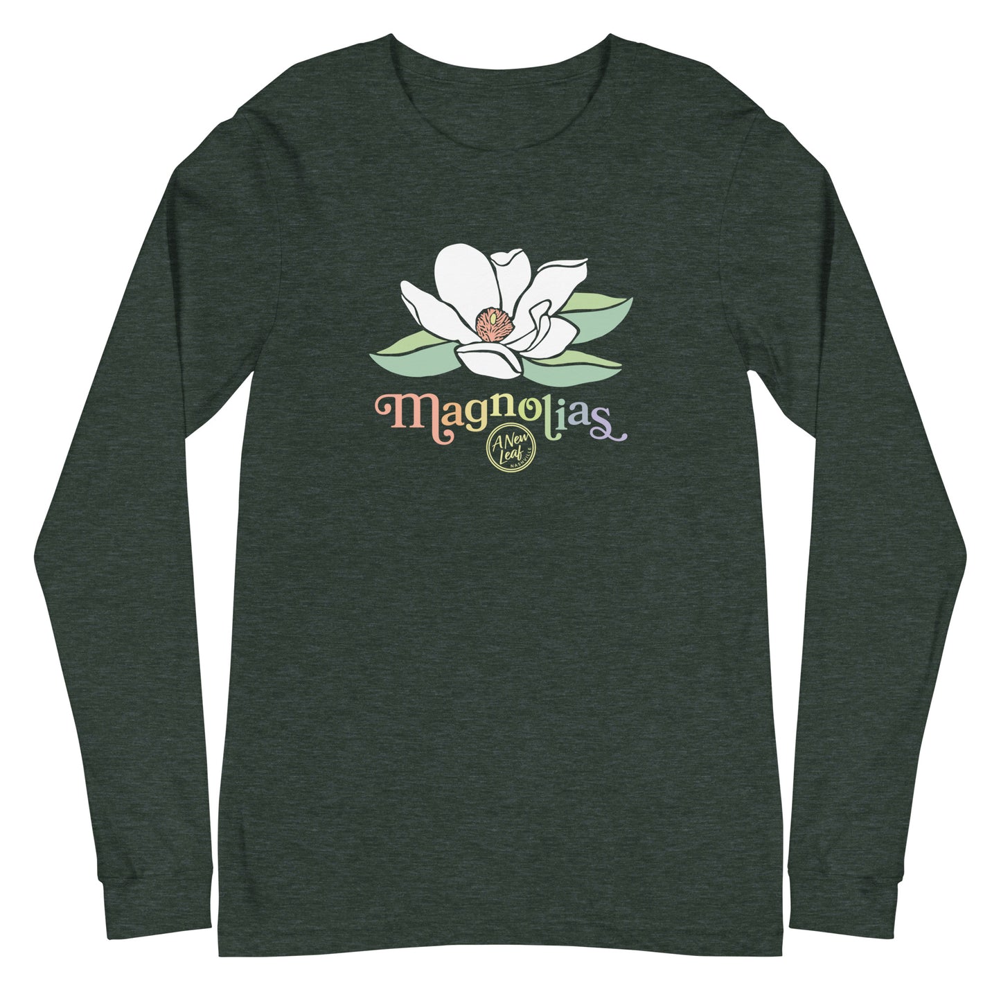 Adult Magnolias Unisex Long Sleeve Tee