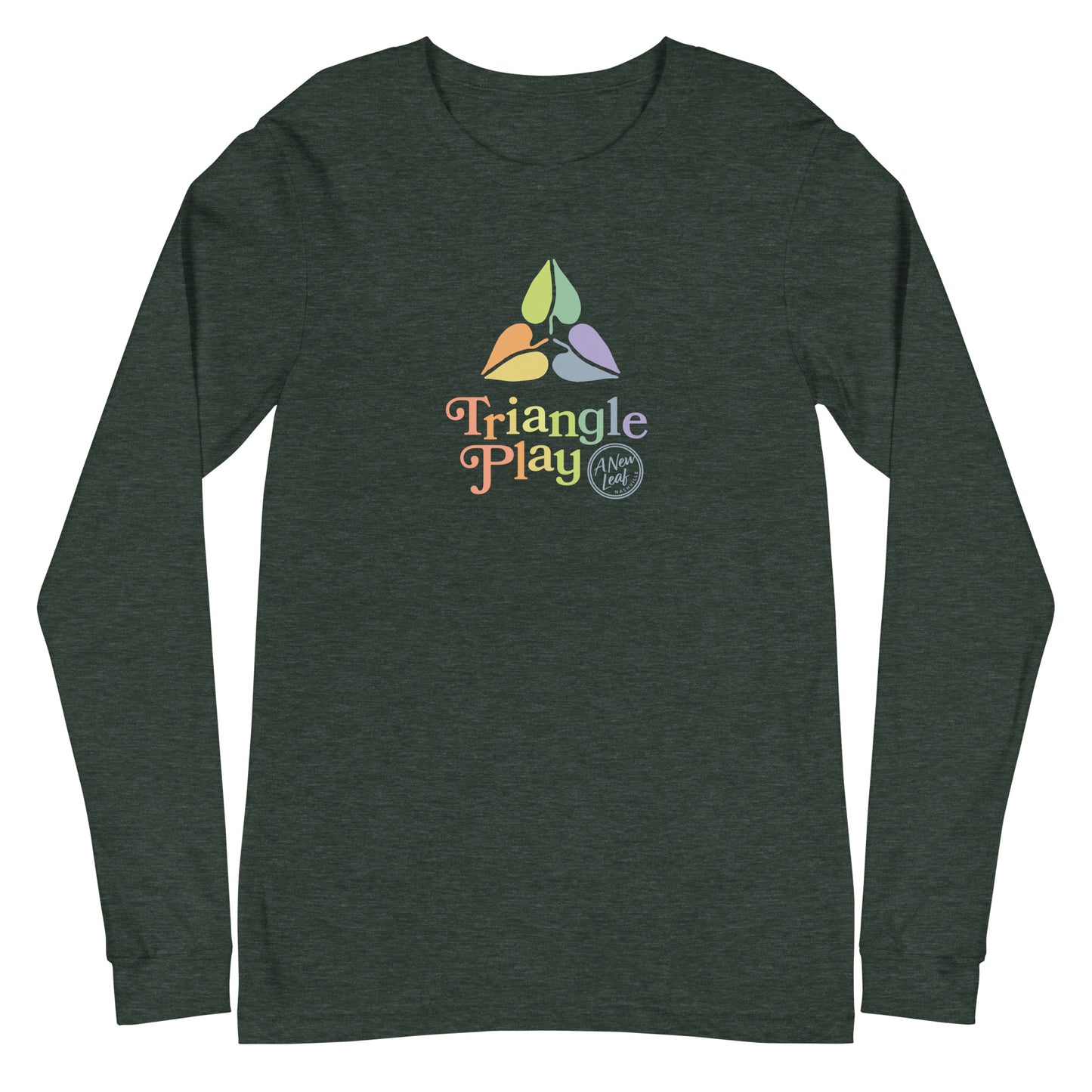 Adult Triangle Play Unisex Long Sleeve Tee