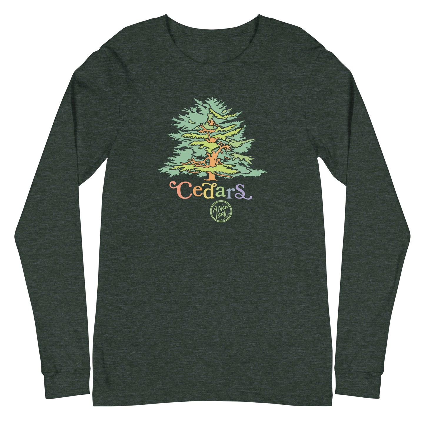 Adult Cedars Unisex Long Sleeve Tee