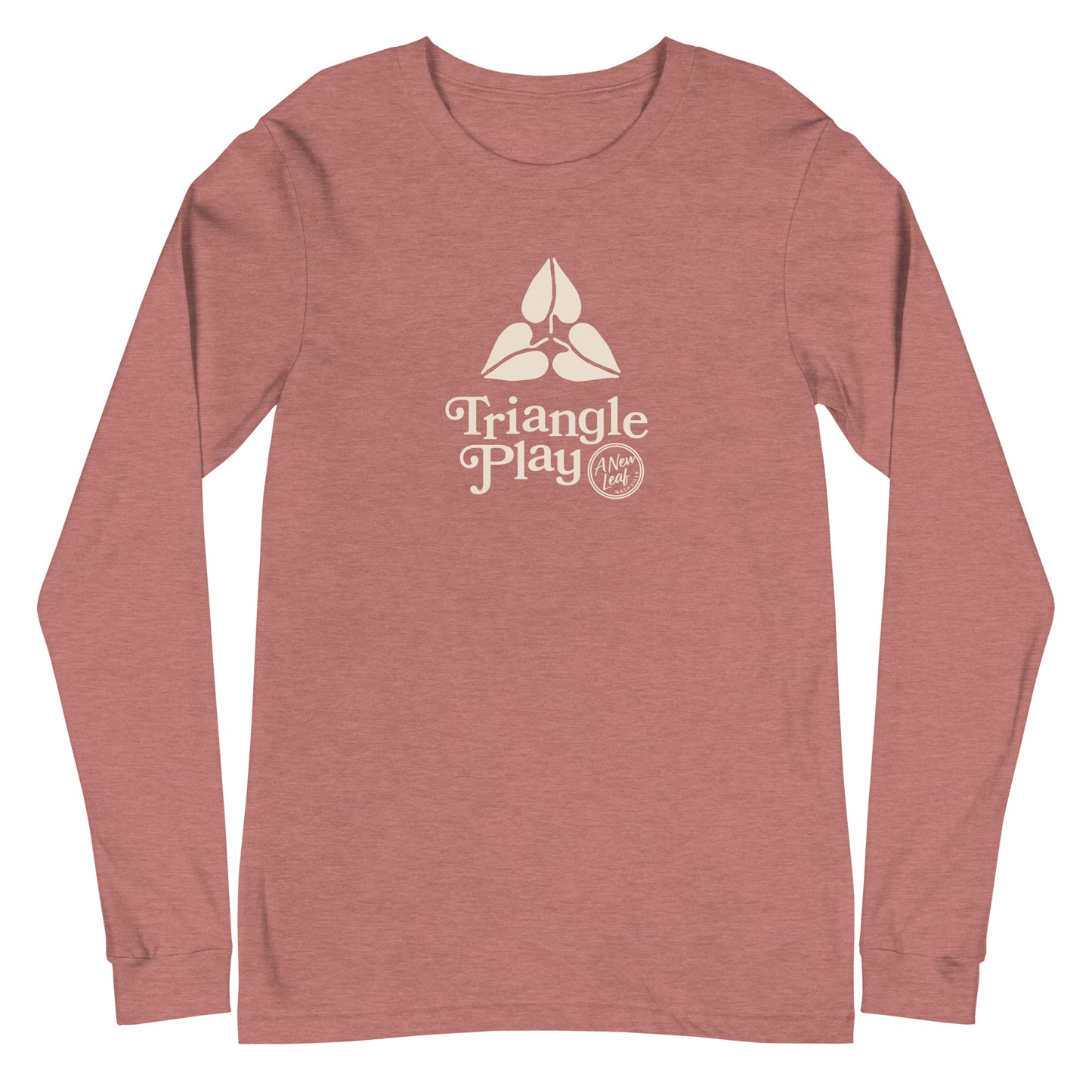 Adult Triangle Play Unisex Long Sleeve Tee