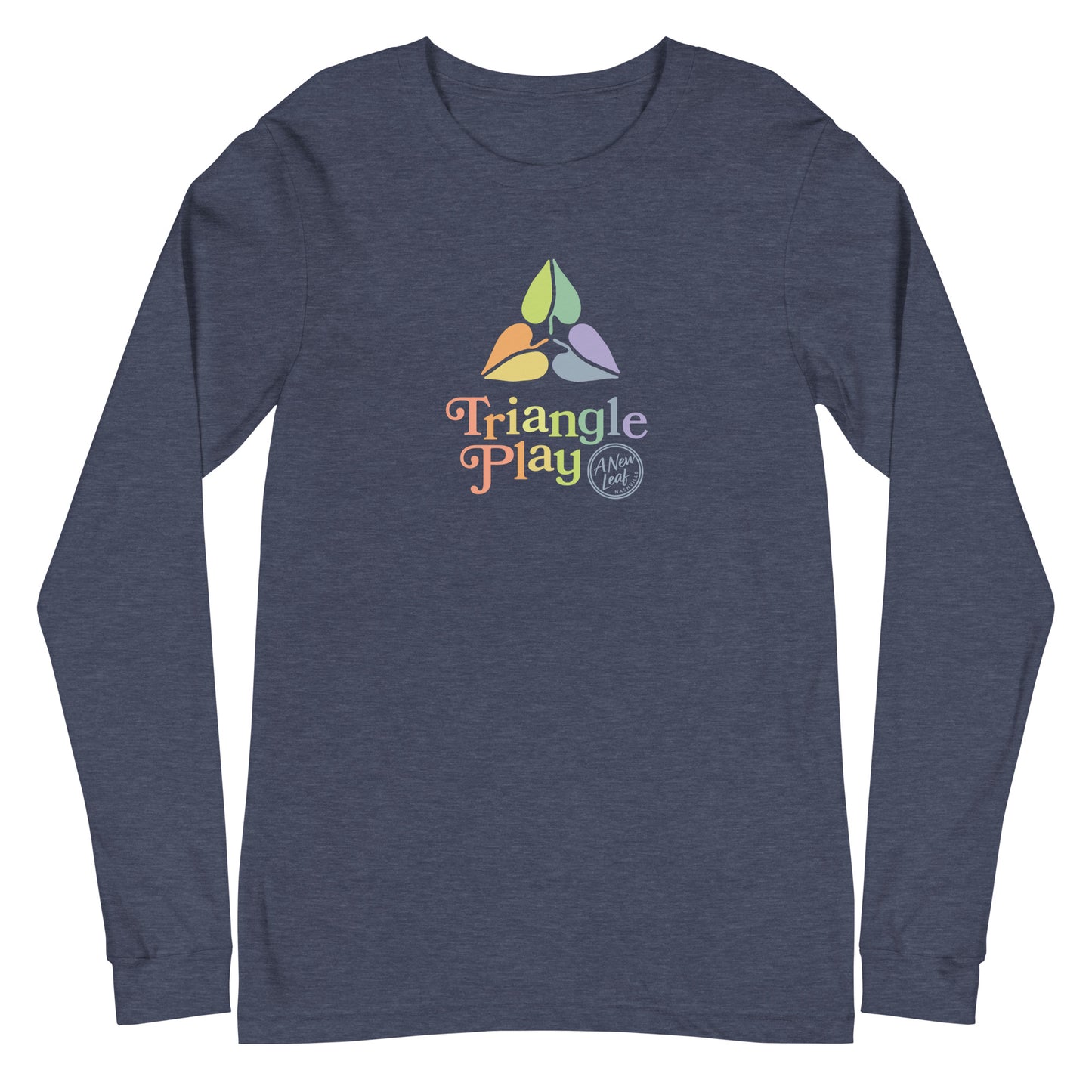 Adult Triangle Play Unisex Long Sleeve Tee