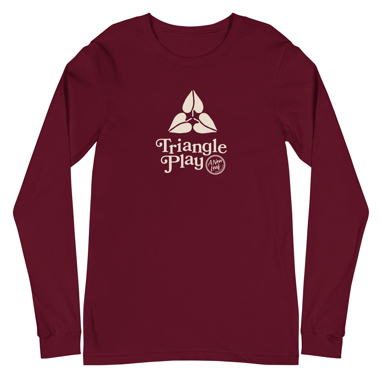 Adult Triangle Play Unisex Long Sleeve Tee