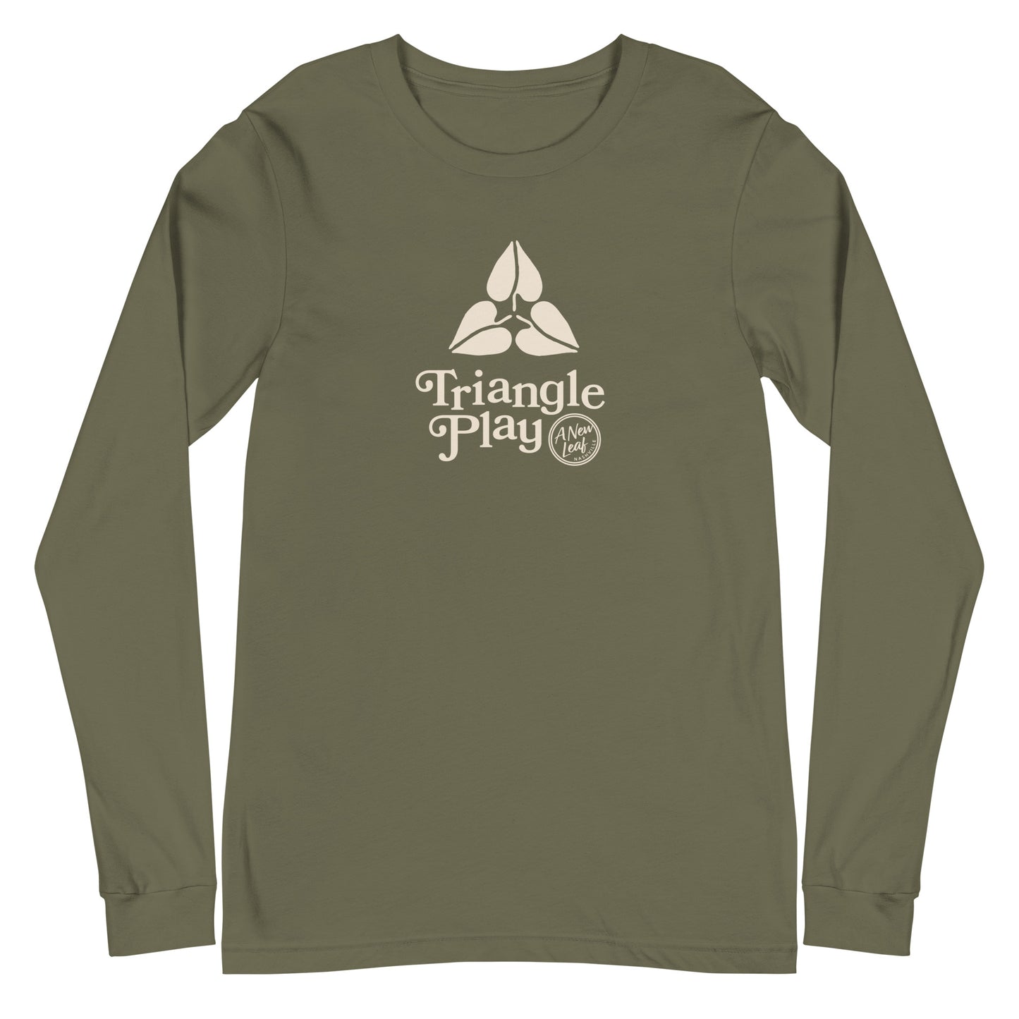 Adult Triangle Play Unisex Long Sleeve Tee