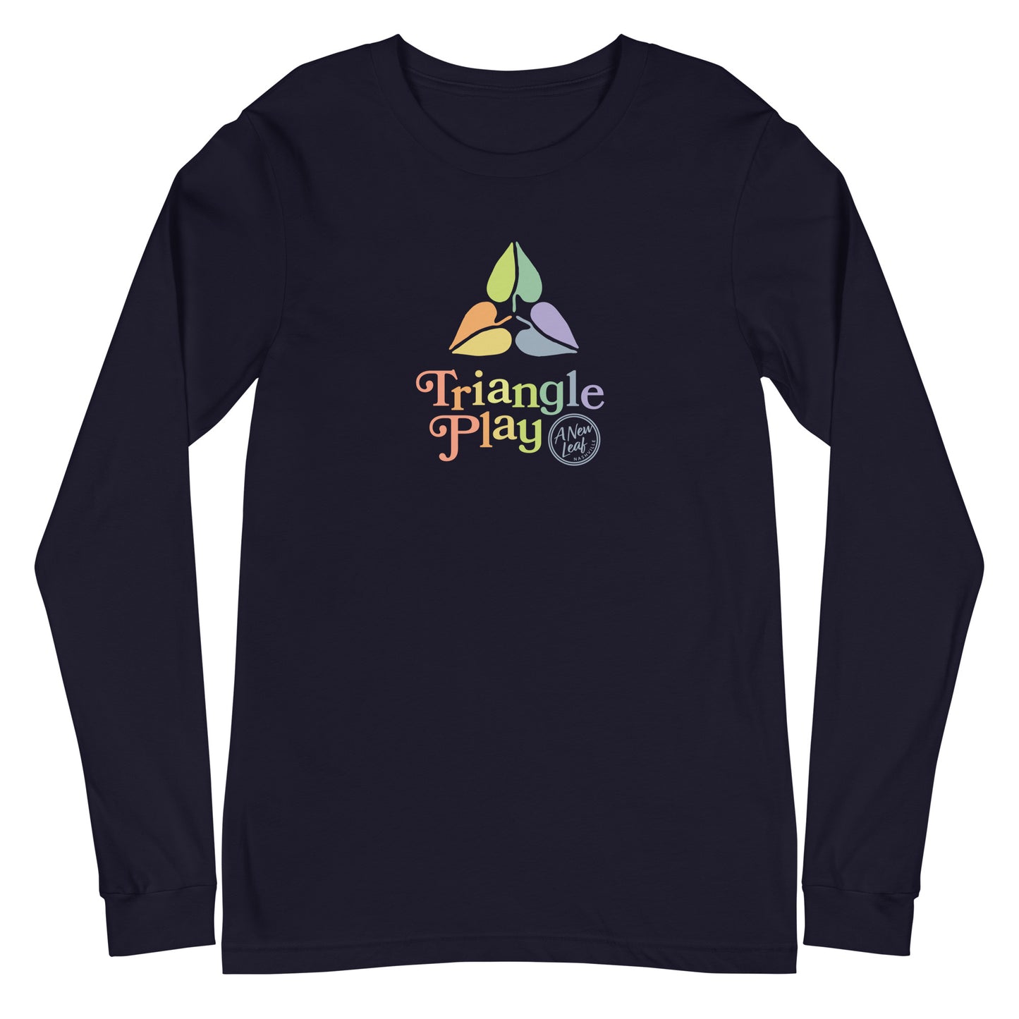 Adult Triangle Play Unisex Long Sleeve Tee