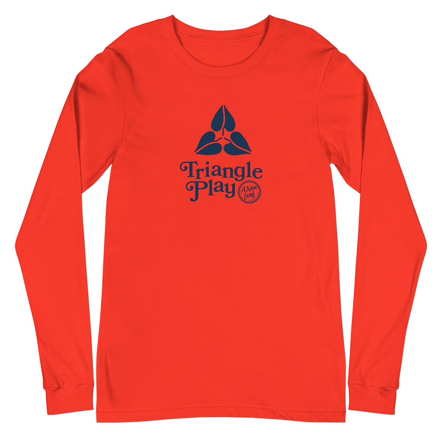 Adult Triangle Play Unisex Long Sleeve Tee