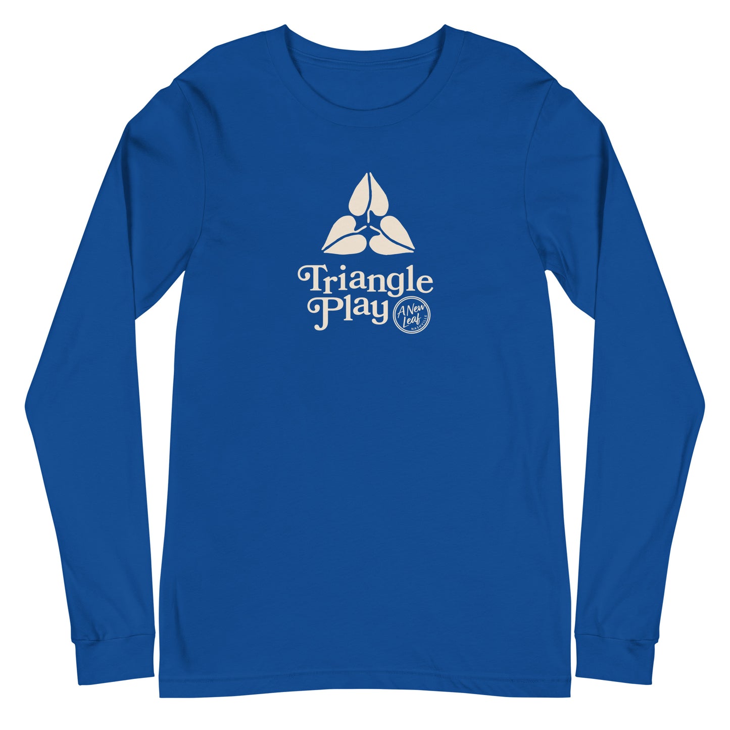 Adult Triangle Play Unisex Long Sleeve Tee