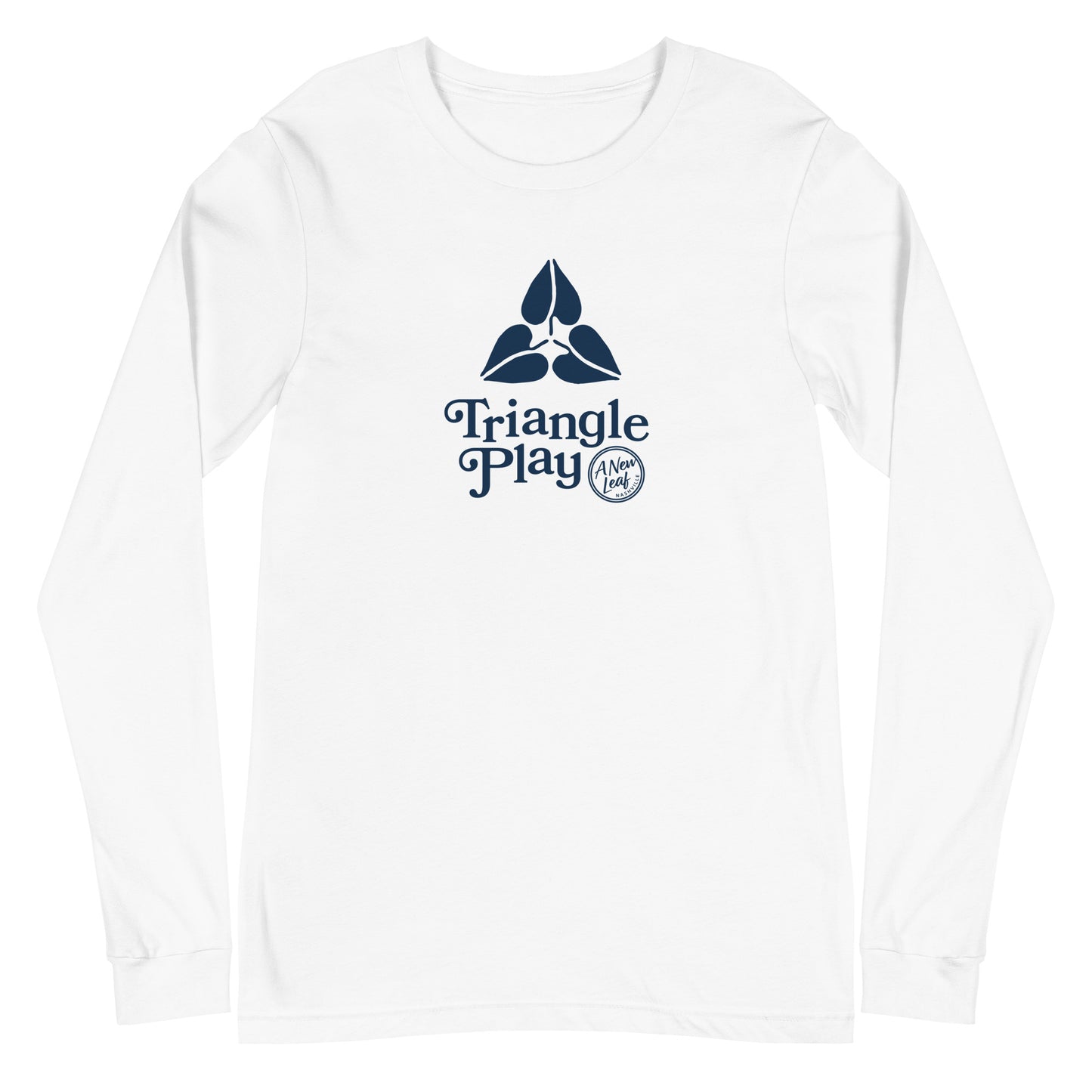 Adult Triangle Play Unisex Long Sleeve Tee