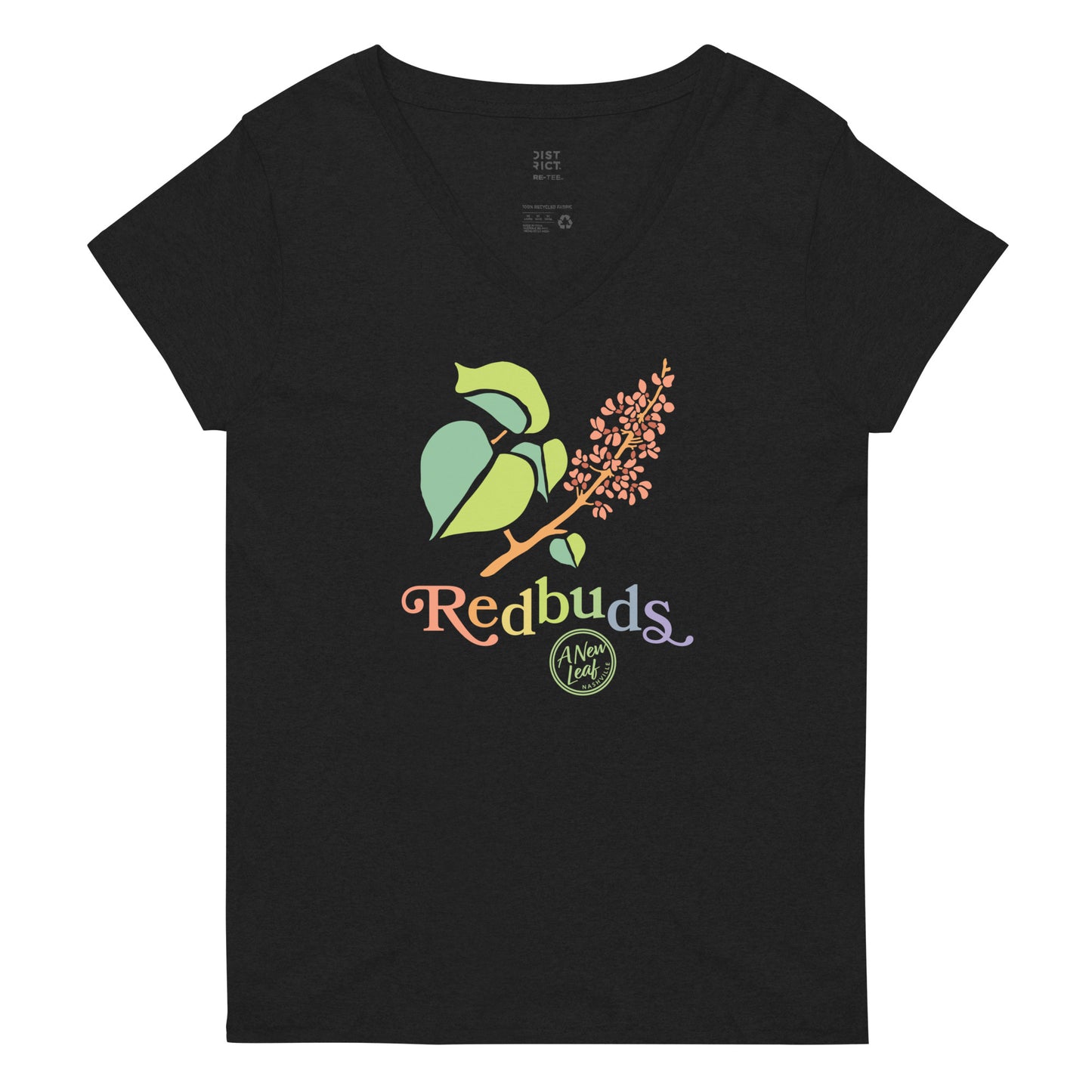 Women’s Redbuds recycled v-neck t-shirt