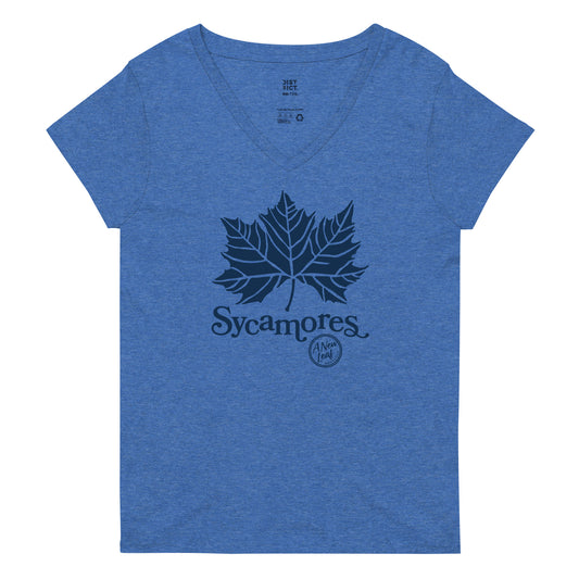 Women’s Sycamores recycled v-neck t-shirt