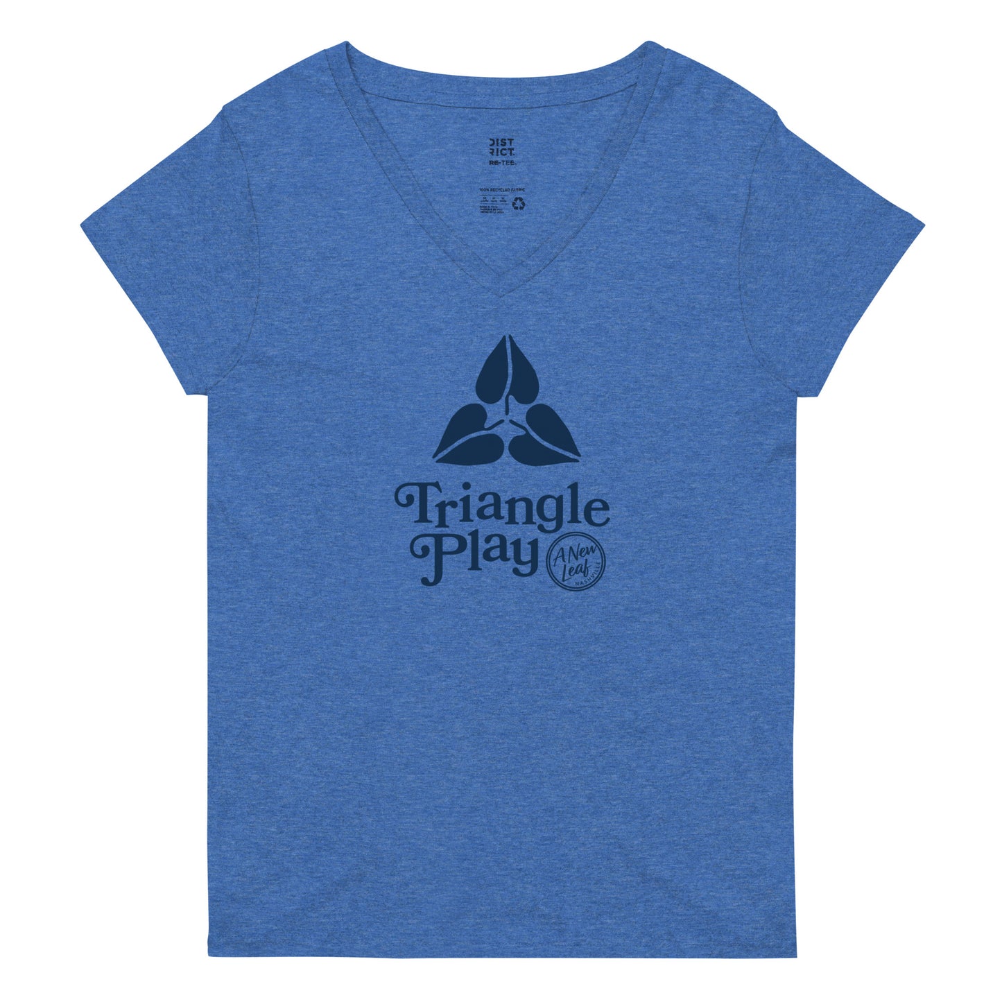 Women’s Triangle Play recycled v-neck t-shirt