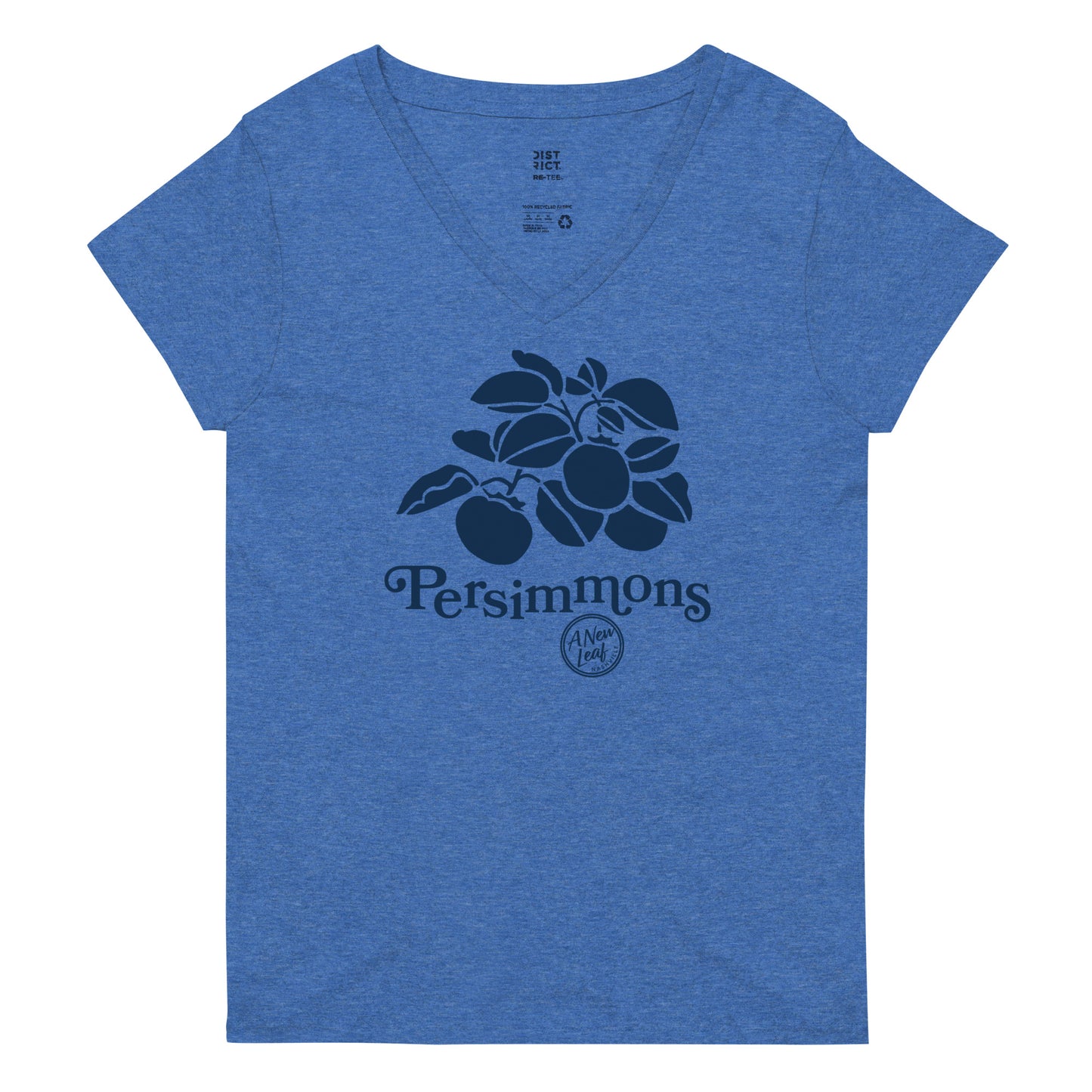 Women’s Persimmons recycled v-neck t-shirt