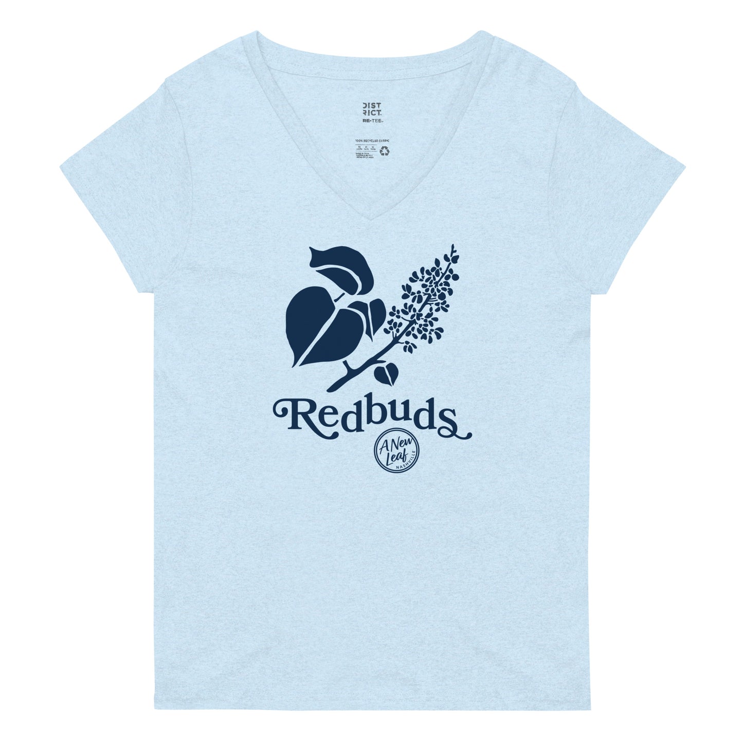 Women’s Redbuds recycled v-neck t-shirt