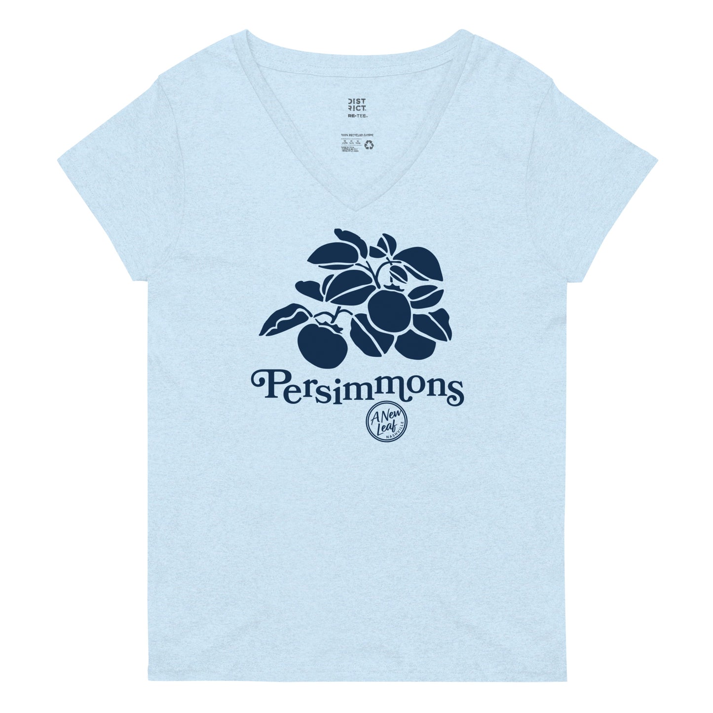 Women’s Persimmons recycled v-neck t-shirt