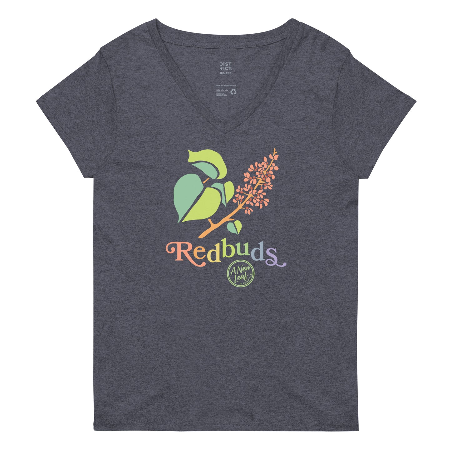 Women’s Redbuds recycled v-neck t-shirt