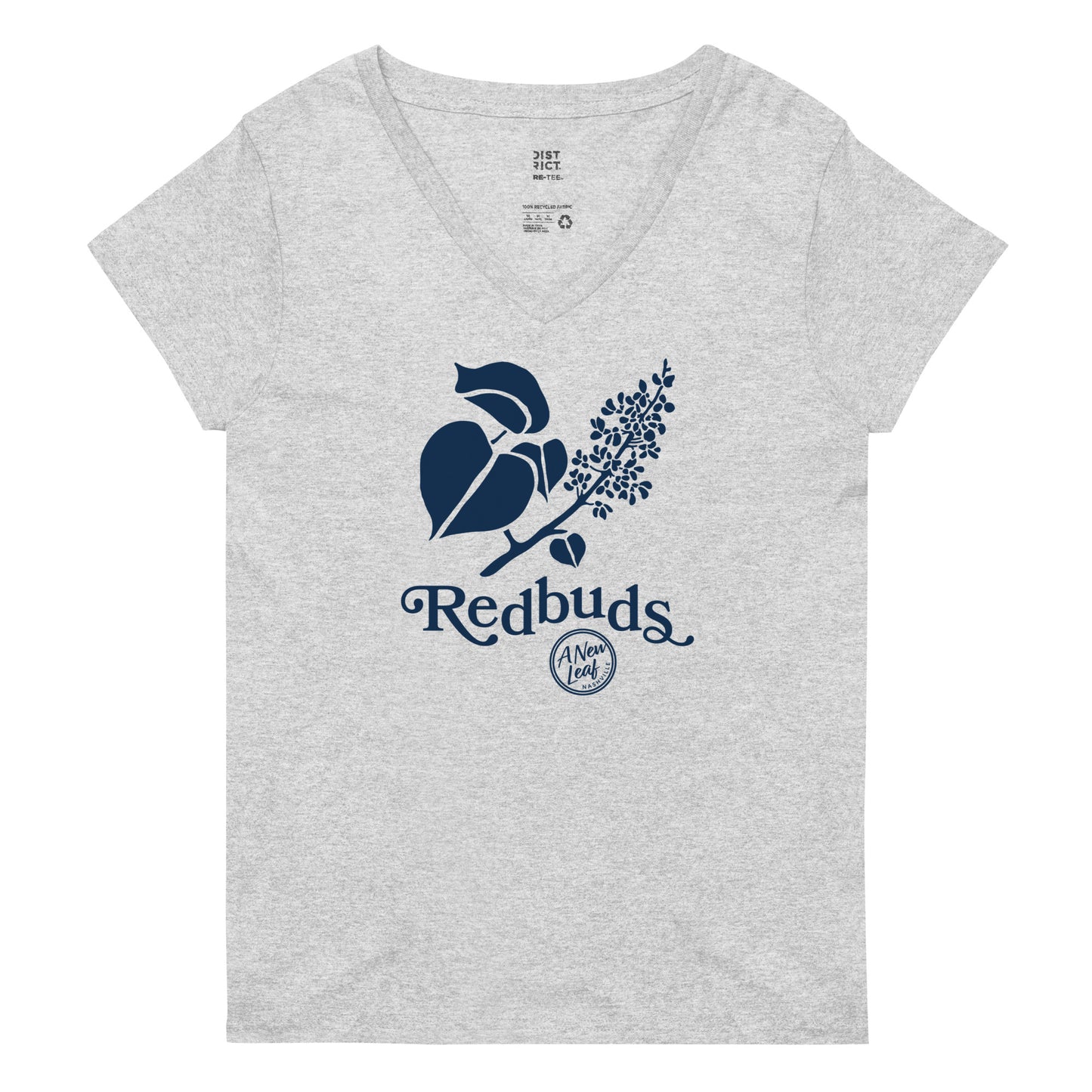 Women’s Redbuds recycled v-neck t-shirt