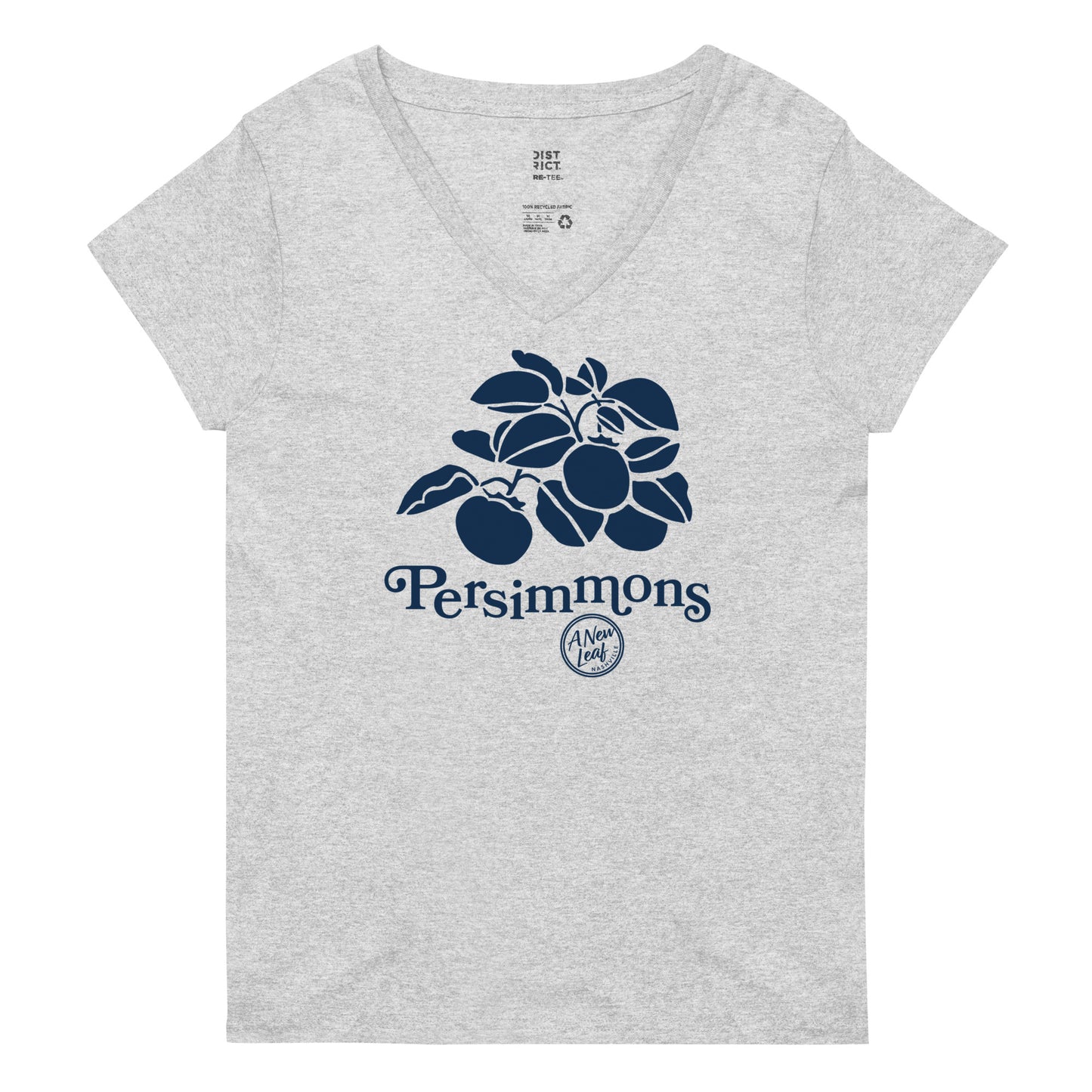 Women’s Persimmons recycled v-neck t-shirt