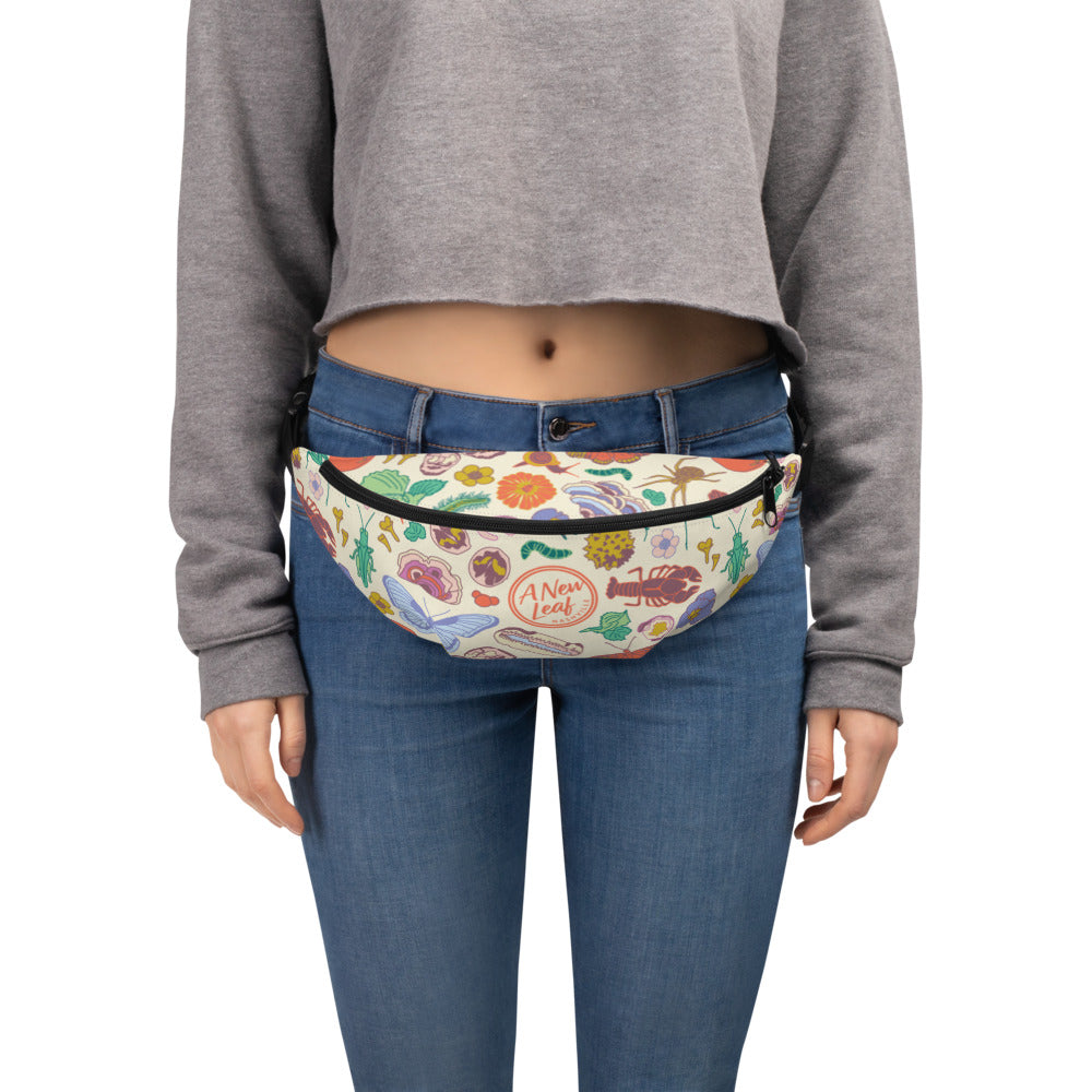 Nature Print Fanny Pack Neutral