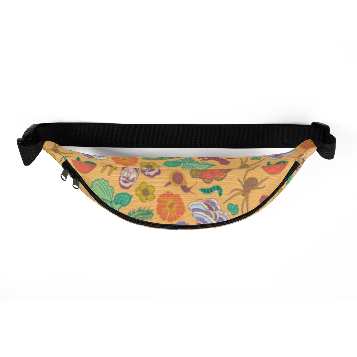 Nature Print Fanny Pack Orange