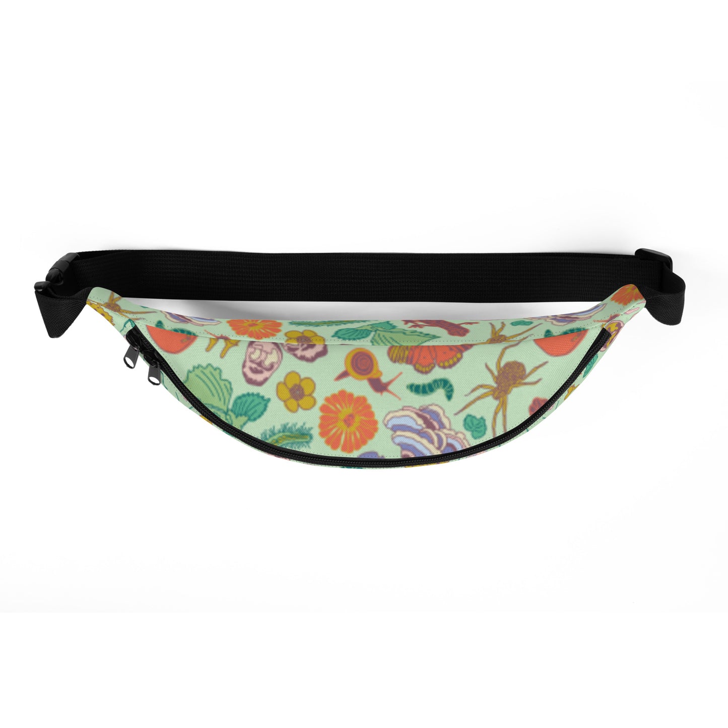 Nature Print Fanny Pack Mint