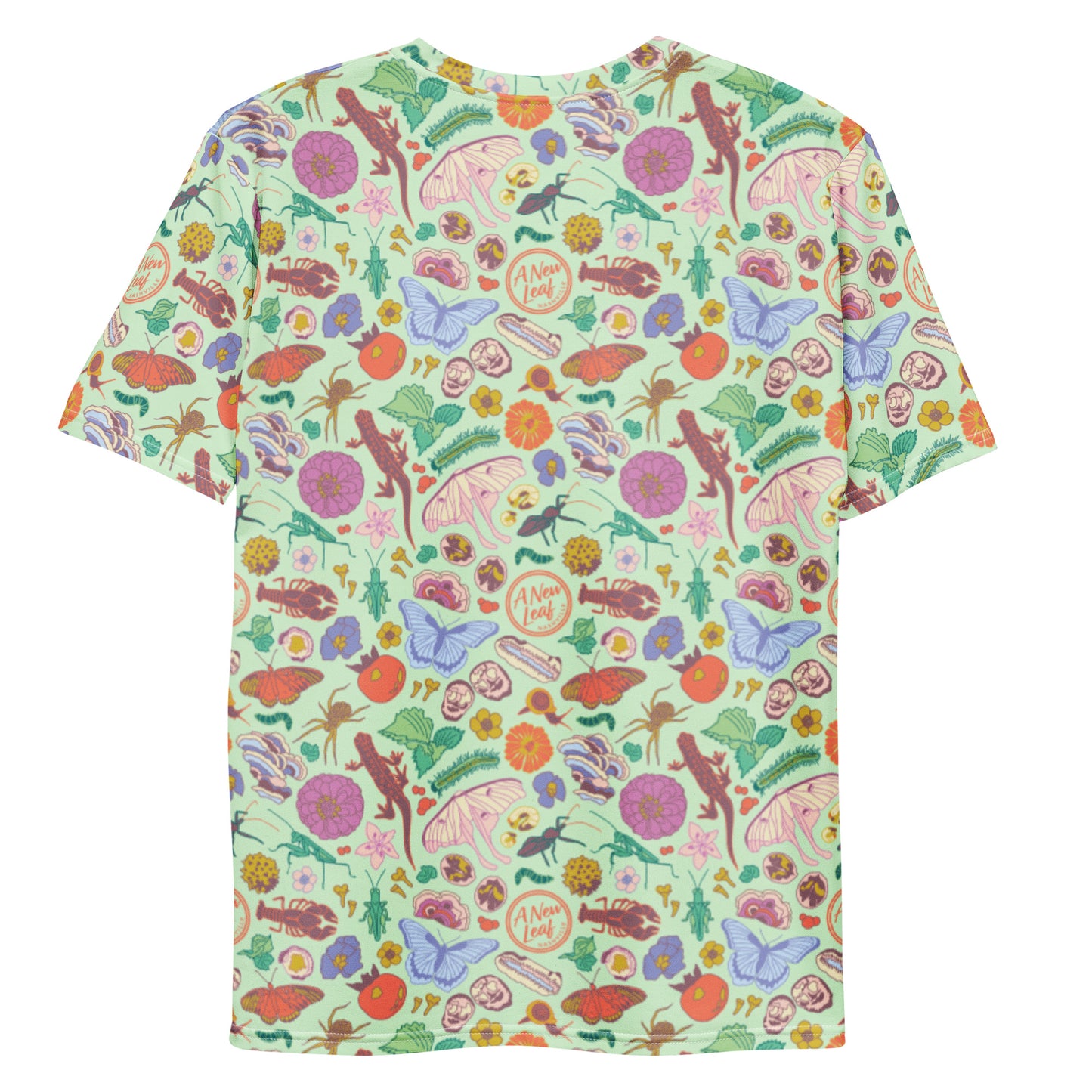 Men's Nature Print Short Sleeve Tee Mint