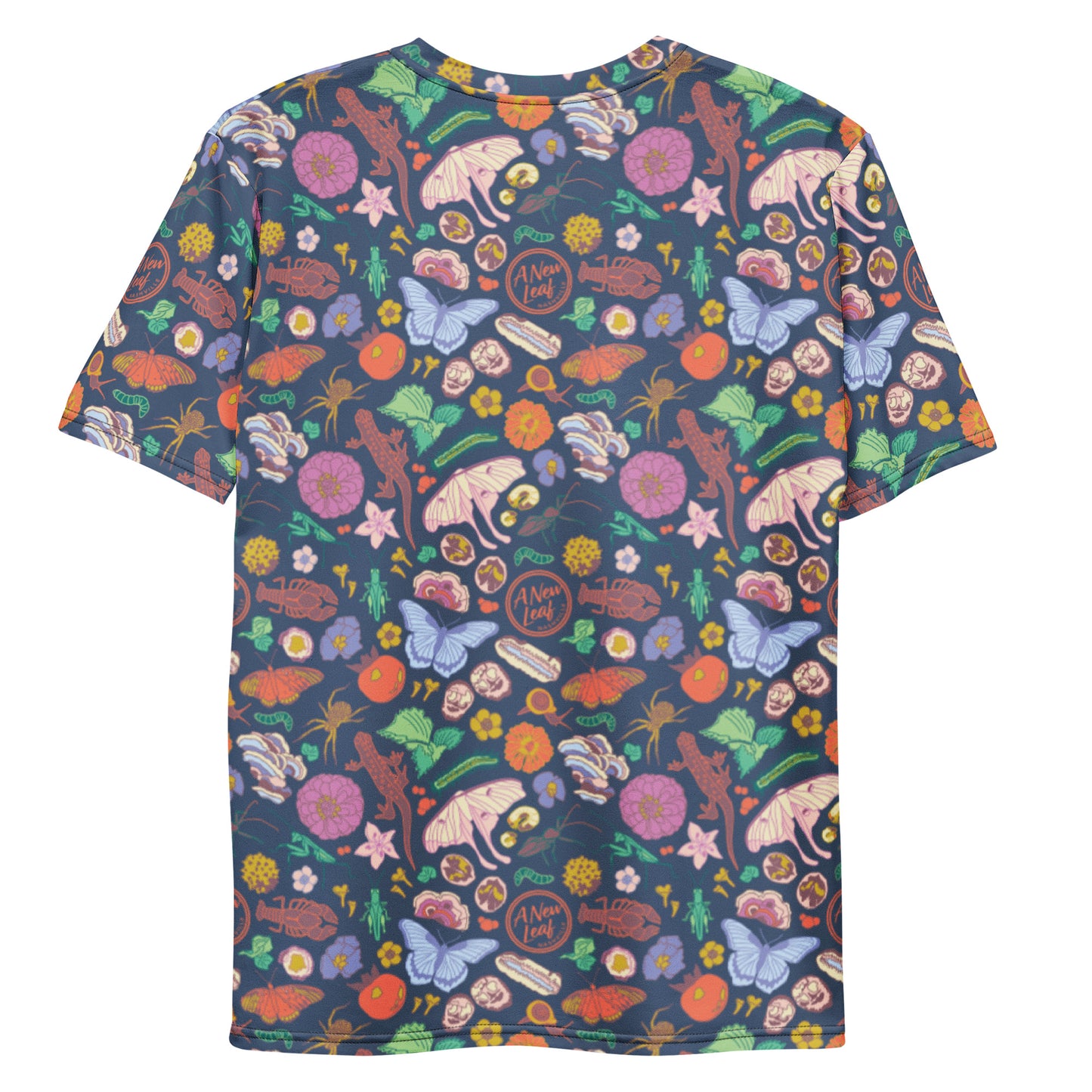 Men's Nature Print Short Sleeve Tee Navy