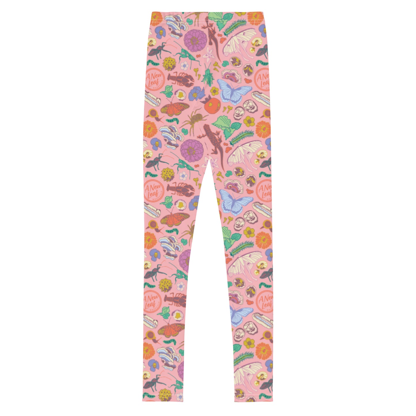 Big Kids Nature Print Leggings Pink