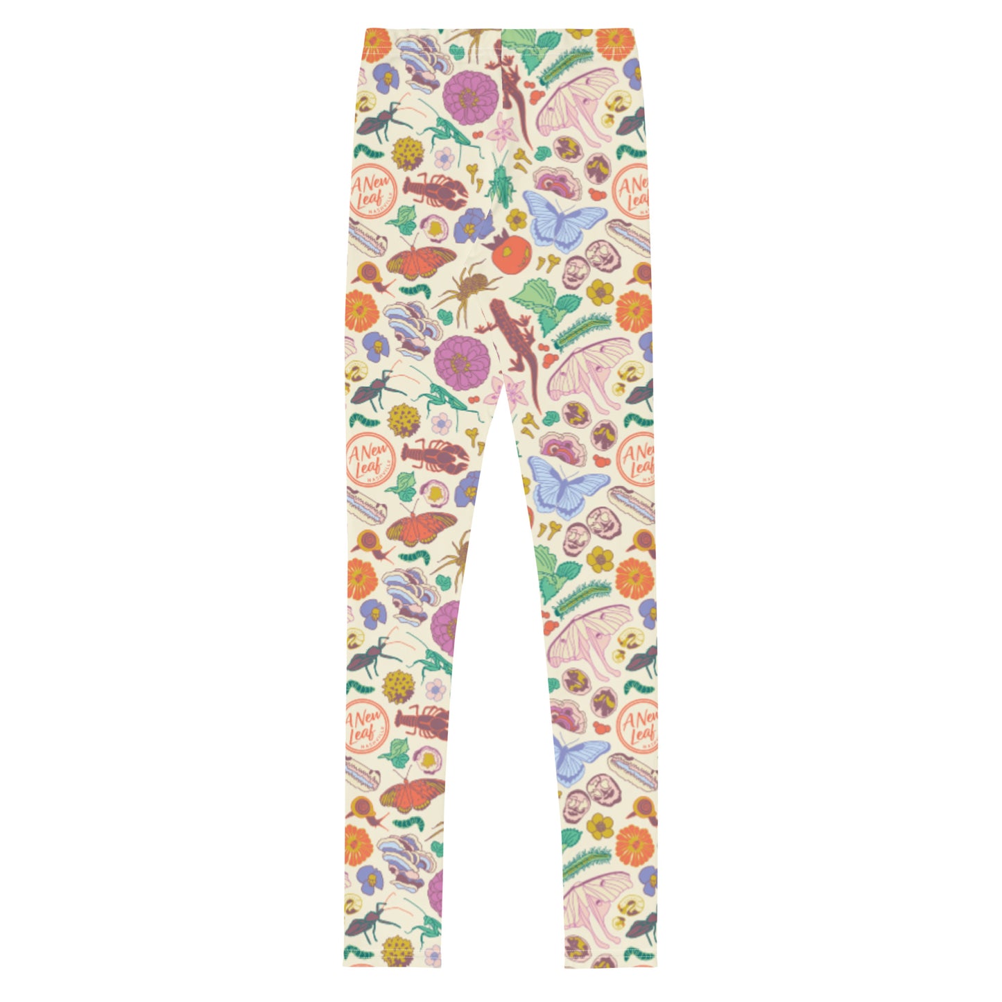 Big Kids Nature Print Leggings Neutral