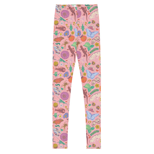 Big Kids Nature Print Leggings Pink