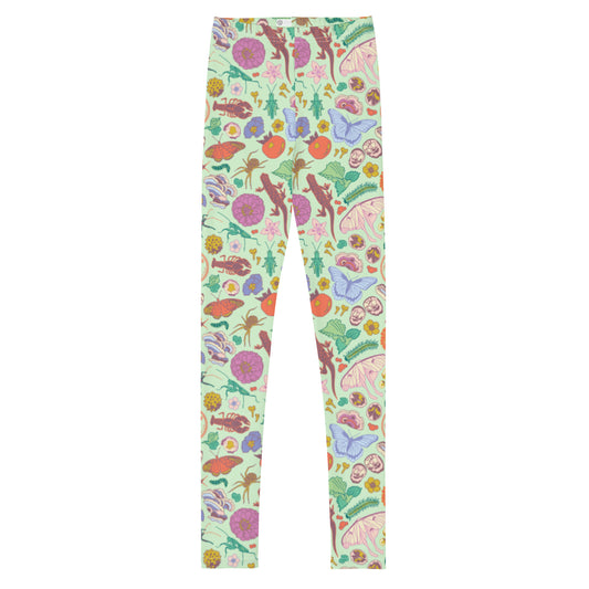 Big Kids Nature Print Leggings Mint