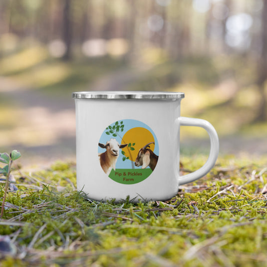 Pip & Pickles Farm Enamel Mug