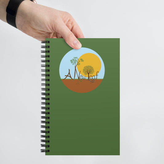 A New Leaf Spiral Notebook