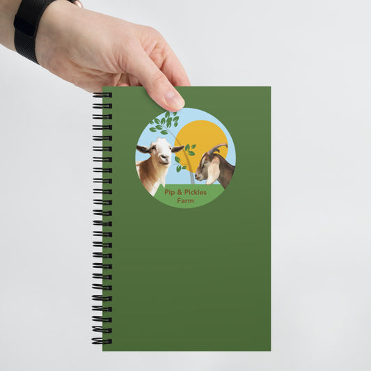 Pip & Pickles Farm Spiral Notebook