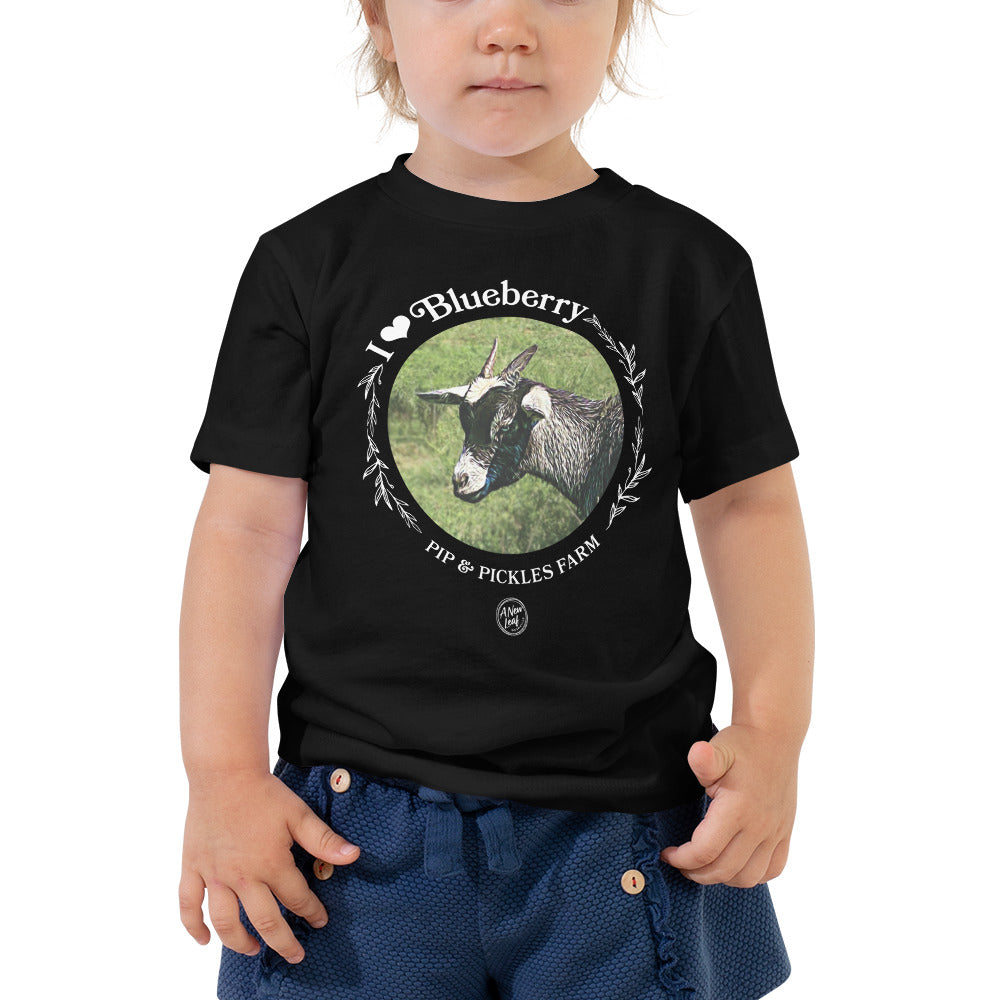 Toddler Blueberry Short Sleeve Tee