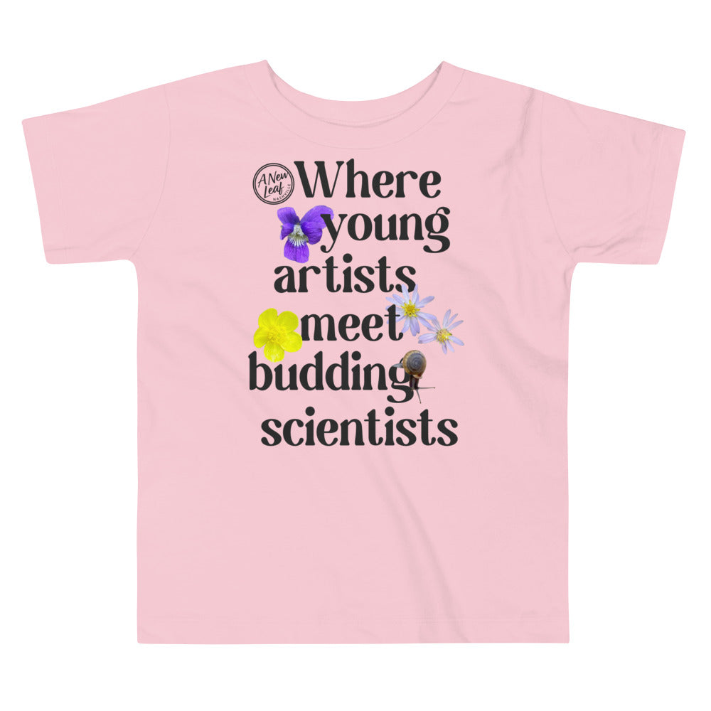 Toddler Young Artists Budding Scientists Short Sleeve Tee