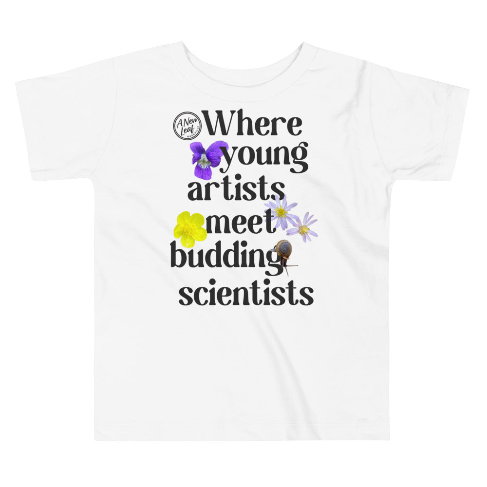 Toddler Young Artists Budding Scientists Short Sleeve Tee