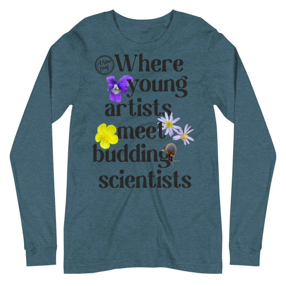 Adult Young Artists Budding Scientists Long Sleeve Unisex  Tee