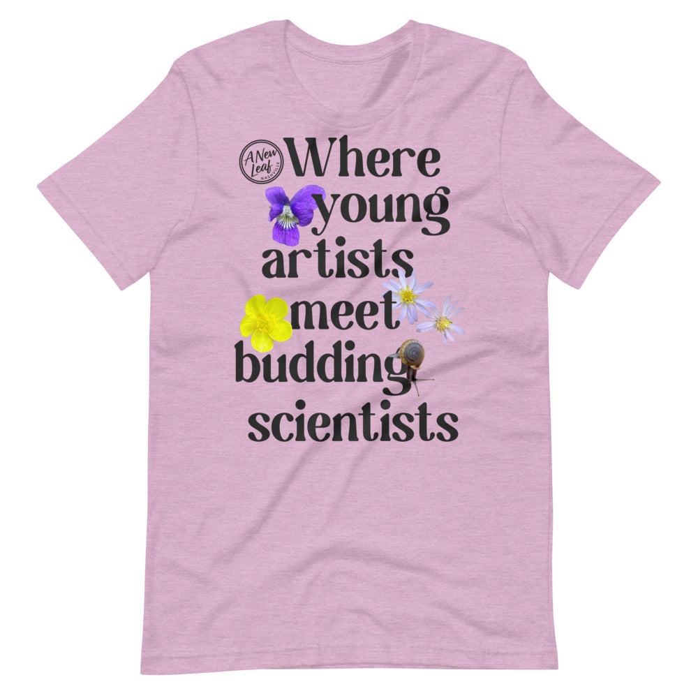 Adult Young Artists Budding Scientists Short-sleeve Unisex T-shirt