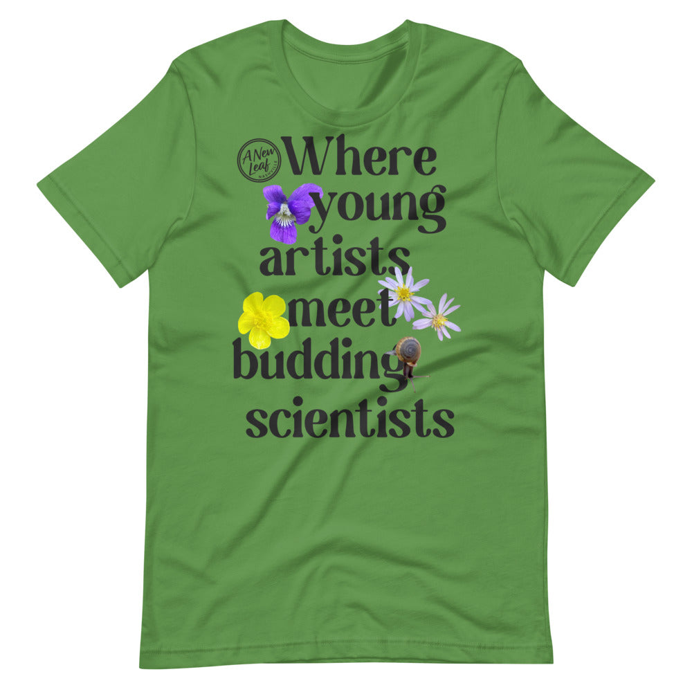 Adult Young Artists Budding Scientists Short-sleeve Unisex T-shirt