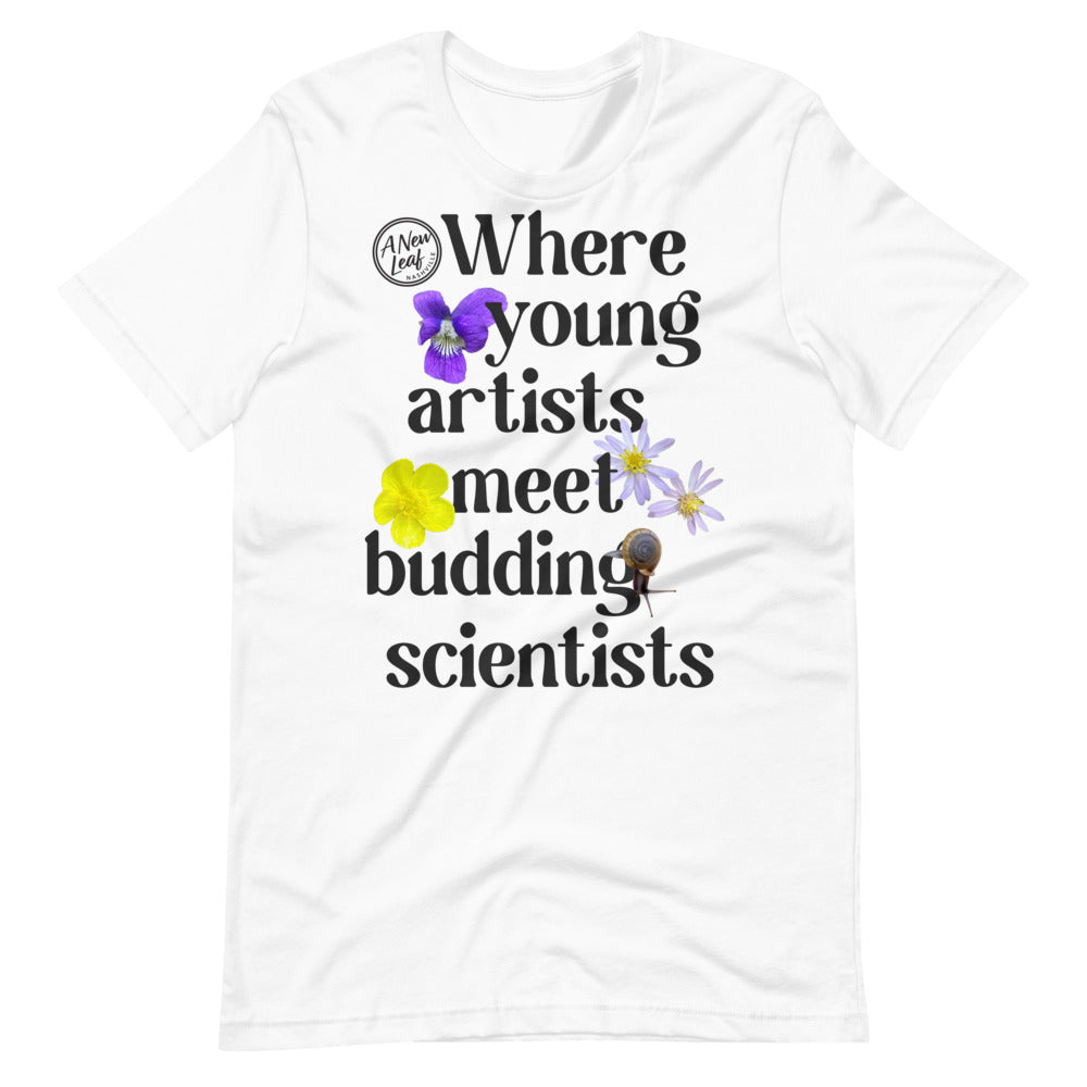 Adult Young Artists Budding Scientists Short-sleeve Unisex T-shirt
