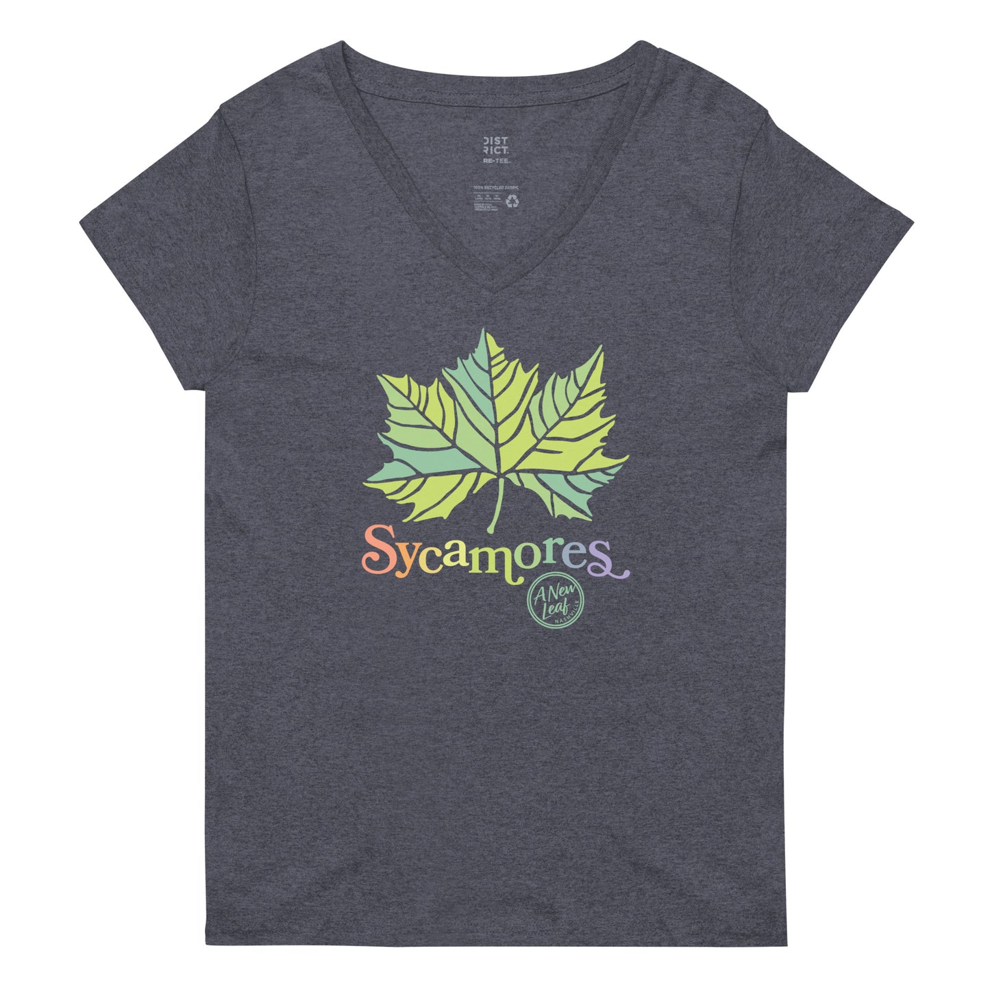 Women’s Sycamores recycled v-neck t-shirt