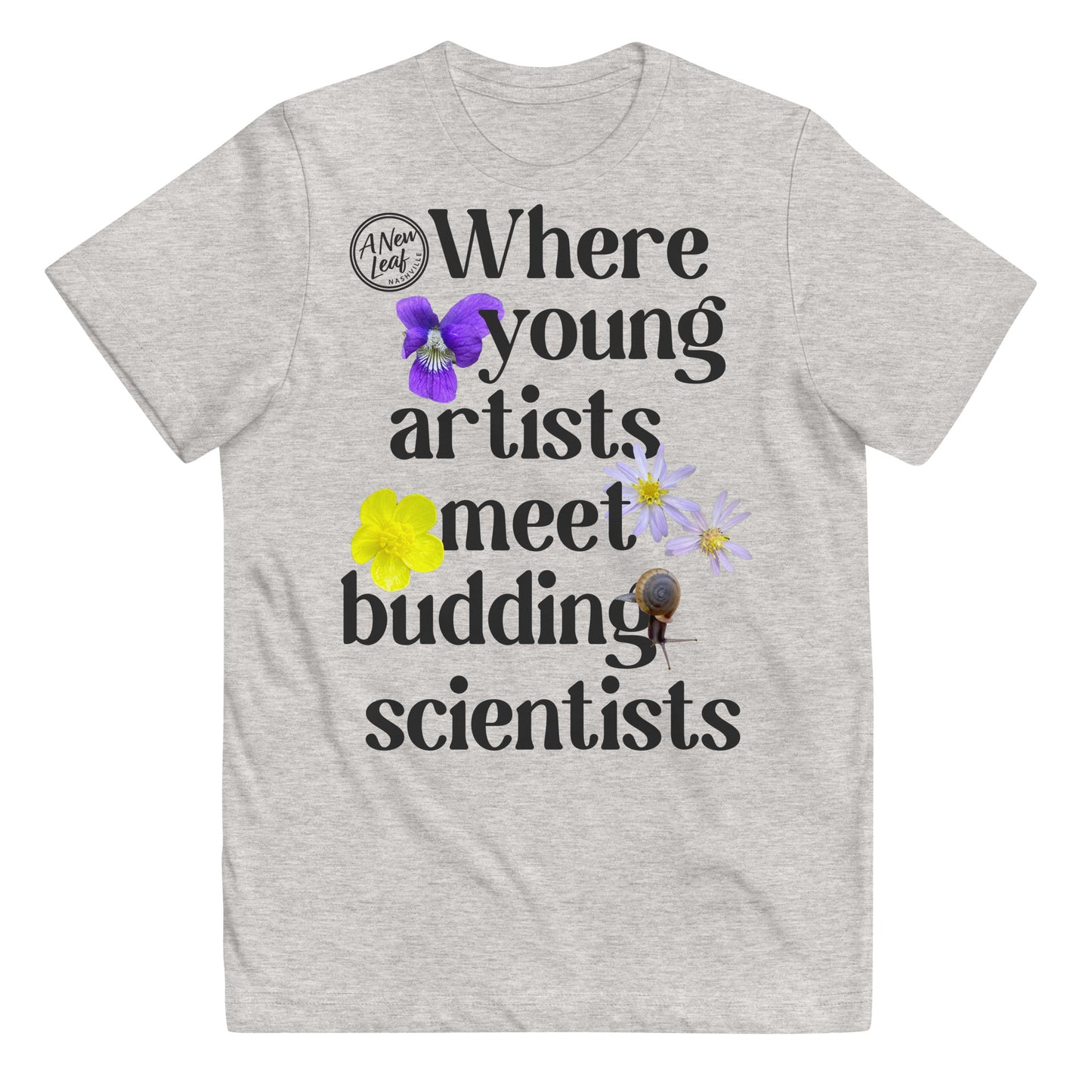 Youth Young Artists Budding Scientists Short Sleeve Tee
