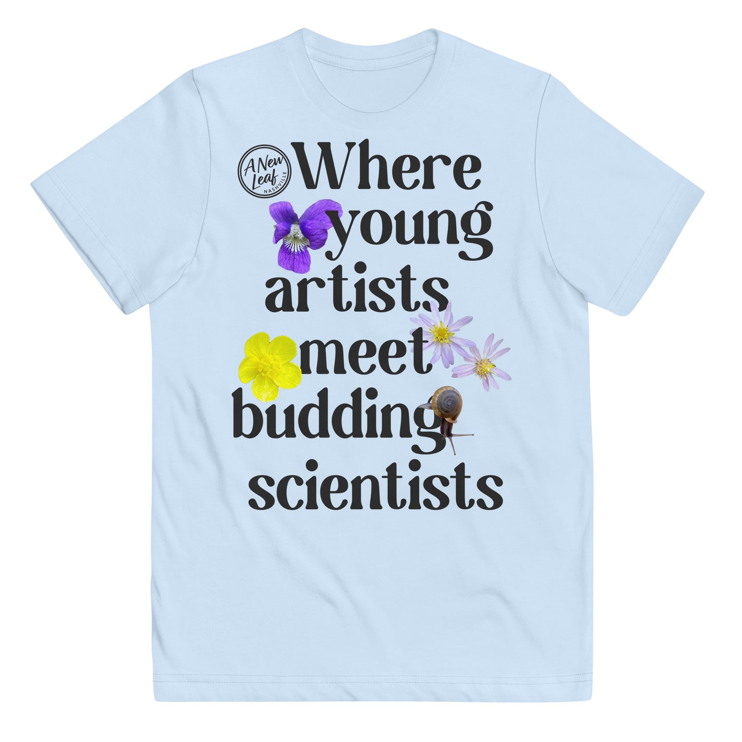 Youth Young Artists Budding Scientists Short Sleeve Tee