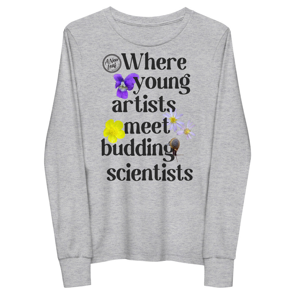 Youth Young Artists Budding Scientists Long Sleeve Tee