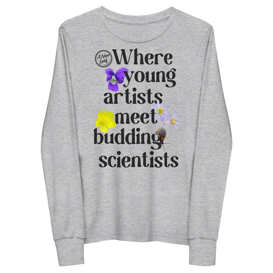 Youth Young Artists Budding Scientists Long Sleeve Tee